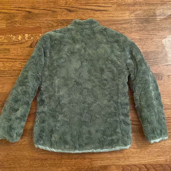 The North Face Girls’ Mossbud Swirl Reversible Jacket -  Jade - Picture 8 of 13